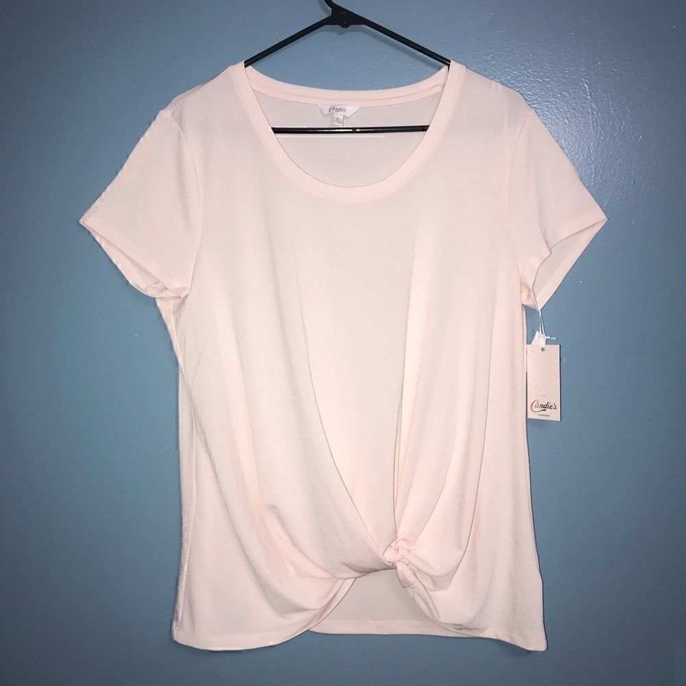 3 For 25$ Candies Short Sleeve Knot Top Size XL